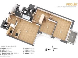 Pronájem bytu 3+kk, Praha - Lysolaje, Lysolajské údolí, 77 m2
