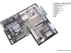 Pronájem bytu 2+1, Hradec Králové, Buzulucká, 70 m2