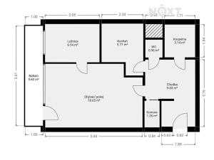 Prodej bytu 2+1, Praha - Bohnice, Ratibořská, 46 m2