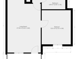 Pronájem bytu 2+kk, Praha - Modřany, Mezi vodami, 59 m2