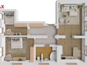 Prodej bytu 3+1, Vysoká nad Labem, 83 m2