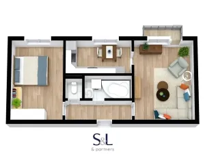 Prodej bytu 2+1, Teplice, Duchcovská, 51 m2