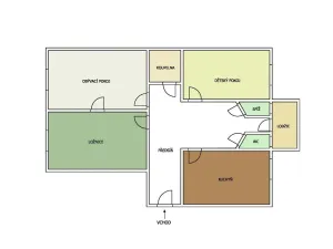 Prodej bytu 3+1, Pardubice - Zelené Předměstí, náměstí Čs. legií, 107 m2