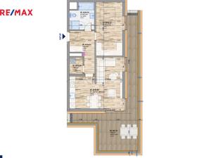 Prodej bytu 2+kk, Zlín, Smetanova, 56 m2