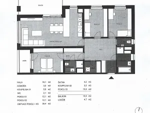 Pronájem bytu 4+kk, Pardubice, Smilova, 120 m2