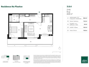 Prodej bytu 2+kk, Praha - Smíchov, Nádražní, 61 m2