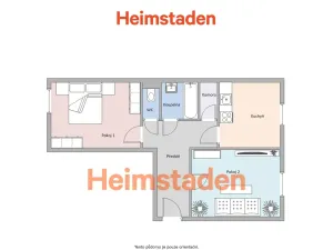 Pronájem bytu 2+1, Havířov - Město, Nerudova, 51 m2
