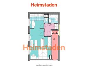 Pronájem bytu 1+kk, Havířov - Prostřední Suchá, Hornická, 38 m2
