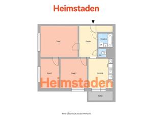 Pronájem bytu 3+1, Ostrava - Zábřeh, Jugoslávská, 68 m2