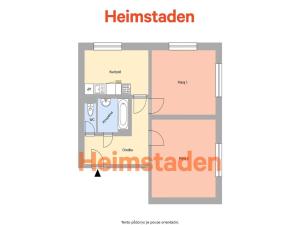 Pronájem bytu 2+1, Ostrava - Mariánské Hory, Výstavní, 56 m2