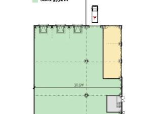 Pronájem skladu, Plzeň - Východní Předměstí, Jateční, 4870 m2