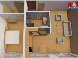 Prodej bytu 2+kk, Teplice - Trnovany, Jana Koziny, 56 m2