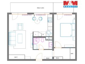 Prodej bytu 2+kk, Teplice - Trnovany, Jana Koziny, 56 m2