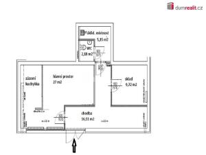 Pronájem kanceláře, Týnec nad Sázavou - Brodce, Na Kněžině, 60 m2