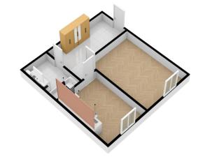 Pronájem bytu 2+kk, Liberec - Liberec IV-Perštýn, Revoluční, 45 m2