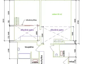 Prodej bytu 2+kk, Praha - Holešovice, Veverkova, 55 m2