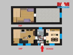 Prodej chalupy, Svojšice - Nová Ves III, 86 m2