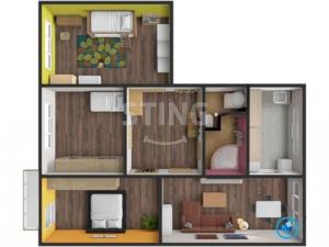 Prodej bytu 4+1, Velké Meziříčí, Bezděkov, 88 m2