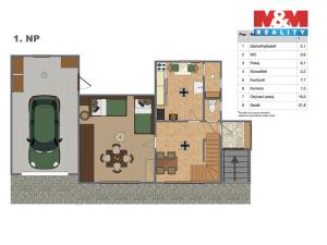 Prodej chaty, Kamenice, Kaštanová, 70 m2