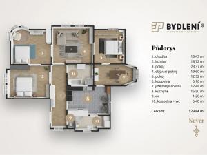 Pronájem bytu 5+1, Teplice, Doubravská, 131 m2