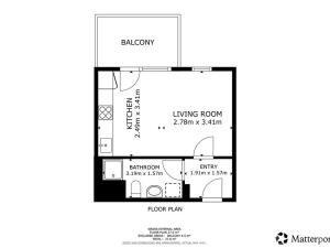 Pronájem bytu 1+kk, Praha - Nusle, Maroldova, 27 m2
