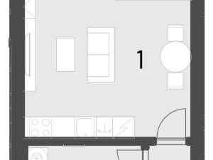 Prodej bytu 1+kk, Brandýs nad Labem-Stará Boleslav, Dřevčická, 35 m2