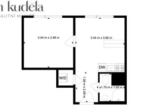 Pronájem bytu 2+kk, Brno, Žitná, 34 m2