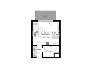 Pronájem bytu 1+kk, Praha, Do zahrádek I, 40 m2