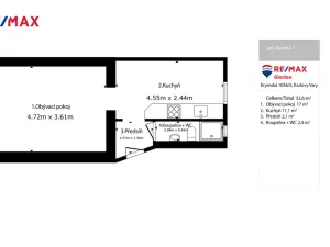 Prodej bytu 1+1, Karlovy Vary - Rybáře, Lad. Koubka, 34 m2