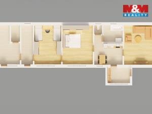 Prodej rodinného domu, Vrbice, Průhon, 100 m2