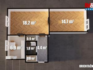 Prodej bytu 2+1, Rumburk - Rumburk 1, Třída 9. května, 48 m2