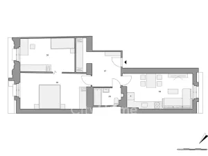 Prodej bytu 2+1, Praha - Nusle, Horní, 66 m2