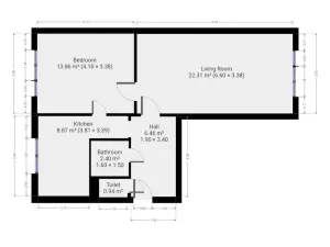 Pronájem bytu 2+1, Praha - Žižkov, Na vrcholu, 55 m2