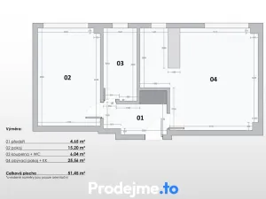 Pronájem bytu 2+kk, Praha - Vršovice, Vladivostocká, 52 m2