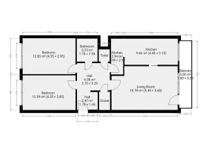 Pronájem bytu 3+1, Praha - Petrovice, Lessnerova, 72 m2