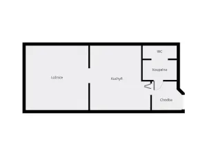 Pronájem bytu 2+kk, Praha - Michle, Nuselská, 44 m2