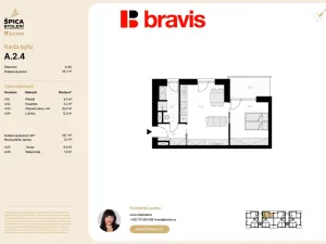 Prodej bytu 2+kk, Brno, 45 m2