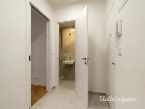 Pronájem bytu 1+kk, Praha - Holešovice, Pplk. Sochora, 26 m2