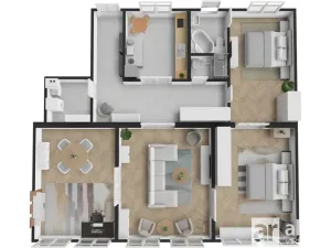 Pronájem bytu 3+1, Praha - Vinohrady, Polská, 134 m2