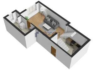 Pronájem bytu 2+kk, Praha, Viklefova, 56 m2