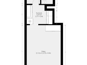 Pronájem bytu 1+1, Brno, Antonínská, 35 m2