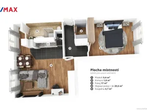 Prodej bytu 2+1, Chlumec, Krušnohorská, 64 m2