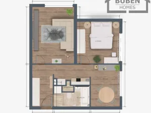 Prodej bytu 2+1, Tachov, Bělojarská, 51 m2