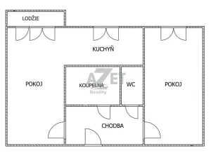 Prodej bytu 2+1, Ostrava - Poruba, Aleše Hrdličky, 54 m2