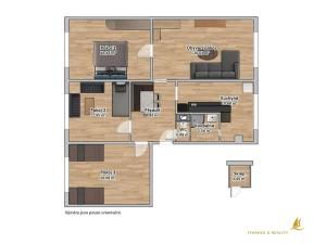 Prodej bytu 4+1, Plzeň, Vojanova, 88 m2