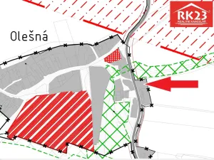 Prodej pozemku pro bydlení, Stráž - Olešná, 994 m2