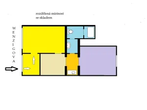 Prodej obchodního prostoru, Praha, Wenzigova, 52 m2