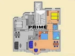 Pronájem bytu 3+kk, Praha - Vinohrady, Na Kozačce, 60 m2