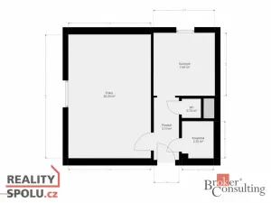 Pronájem bytu 1+1, Praha, Paprsková, 36 m2