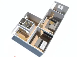 Prodej bytu 3+1, Orlová - Lutyně, Masarykova třída, 54 m2